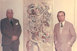 Gerard Tempest with Giorgio de Chirico